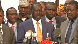 Kenya opposition leader Raila Odinga withdraws candidacy News Clip