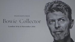 CLEAN : Bowie's art collection goes on sale in London News Clip