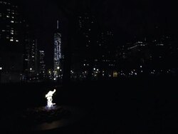 Freedom Tower and Battery Park Stock Footage