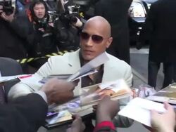 Dwayne 'The Rock' Johnson at the 'Good Morning Stock Footage