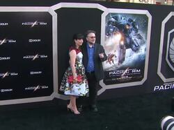 Guillermo del Toro, Lorenza Newton at Pacific Rim Los Angeles Premiere on 7/92013 in Hollywood, CA. (Footage by WireImage Video/Getty Images Entertainment Video) Stock Footage