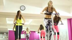 Cardio workout Stock Footage