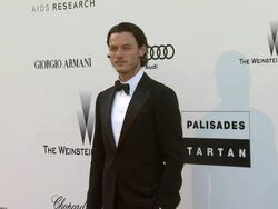 Luke Evans at the amfAR Cinema Against AIDS Gala at Antibes . (Footage by WireImage Video/GettyImages) Stock Footage