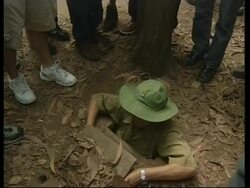 US sailors visit Cu Chi tunnel complex News Clip