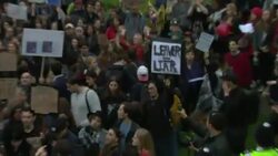 Protesters demonstrate against leaving the European Union following Brexit vote News Clip