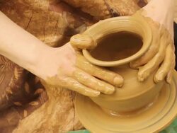 Potters Wheel Stock Footage