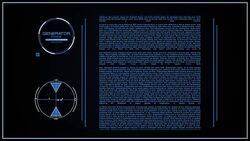 Data text interface animation. Computer data text background Stock Footage