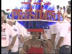 USA: GORE ARRIVES IN LOS ANGELES 1 News Clip