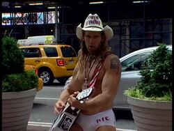 One of Times Square's best-known entertainers is heading to court to protect his trademark. The Naked Cowboy is suing the Naked Cowgirl claiming the brand he's built for more than a decade is being damaged. News Clip