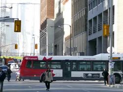 Police lockdown in Ottawa, Canada after soldier is killed by Islamic radical Stock Footage