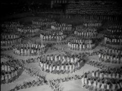 Cuban produced propaganda film about Cuban athletes and sport Stock Footage