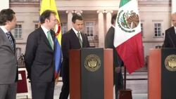 Mexican President Elect backs Colombian government's proposed peace plan with FARC News Clip