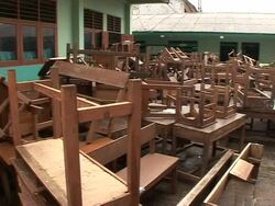 CLEAN: Indonesia floods force school lockout News Clip