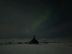 Aurora Borealis, Northern Lights, Troms region, Norway Stock Footage