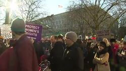 Hundreds of Thousands Take Part in Global Womens Marches News Clip