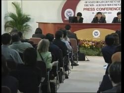Indonesian and East Timorese representatives comment on UN war crimes bid News Clip