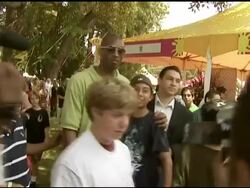 'A Time For Heroes' Celebrity Picnic and Carnival to Benefit the Elizabeth Glaser Pediatric AIDS Foundation Stock Footage