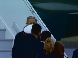 US President arrives in the country ahead of NATO summit News Clip