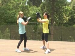 Lauren 'Lo' Bosworth (L) at the Muscle Milk Women's Fitness Retreat at Beverly Hills CA. (Footage by WireImage Video/GettyImages) Stock Footage