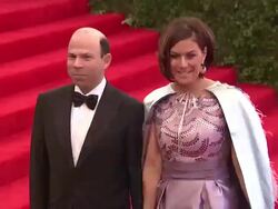 Guests at "Schiaparelli And Prada: Impossible Conversations" Costume Institute Gala Stock Footage