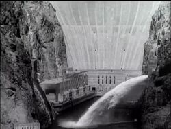 Great Boulder Dam inauguration. News Clip
