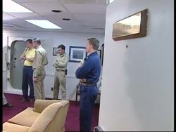 Comments and activity aboard USS Roosevelt . News Clip