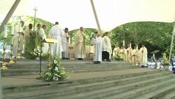 CLEAN : Lourdes welcomes thousands of pilgrims News Clip