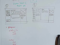 MS PAN portrait businesswoman at workstation in front of white board in high tech office smiling Stock Footage