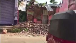 CLEAN : Fear in Juchitan as aftershocks continue to shake the earth News Clip