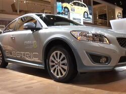 2011 Volvo DRIVe Electric montage Stock Footage