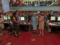 Queen Elizabeth visits BBC News Studio News Clip