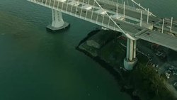 Aerial shots of San Francisco Bay News Clip