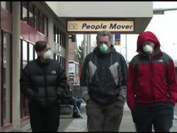 Ash falls in Achorage area following eruptions from Mt Redoubt News Clip