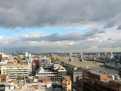 HD City of London and Tower Bridge (Time Lapse) Stock Footage