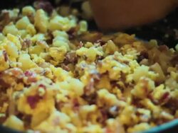 Traditional breakfast Stock Footage