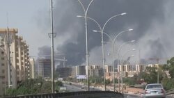 Smoke rises over airport region, explosions and gunfire heard News Clip