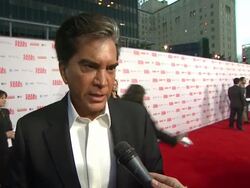 INTERVIEW: Jose Luis El Puma Rodriguez on being here to support his daughter at Casa De Mi Padre Los Angeles Premiere Stock Footage