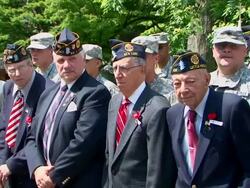 U.S. Army Soldiers Leaving Interfaith Service Stock Footage