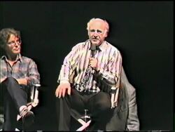 Ken Kesey talks about a bad psychedelic experience Stock Footage