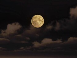 Loop Moon Hd Stock Footage