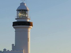 MS Waves crashing on shore / Byron Bay, NSW, Australia Stock Footage