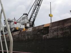 Panama tug Stock Footage