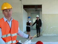 CRANE: Construction site Stock Footage