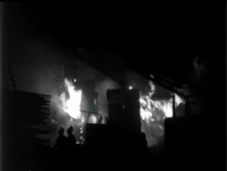 All-Night Fire Sets Edmonton Aglow News Clip