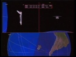 Wake up call for astronauts before landing attempt News Clip