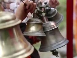 Temple Bells Stock Footage