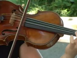 Violinist Stock Footage