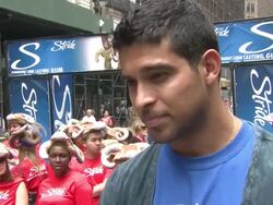 INTERVIEW; Wilmer Valderamma on how he became part of the eventÃ‰ Stock Footage