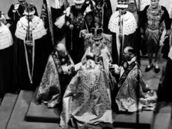 LOOKING BACK. 60th anniversary of Queen's Elizabet Stock Footage