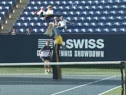 K-Swiss Global Tennis Showdown Stock Footage